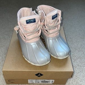 Girls Sperry Saltwater Boots - Sz 9
